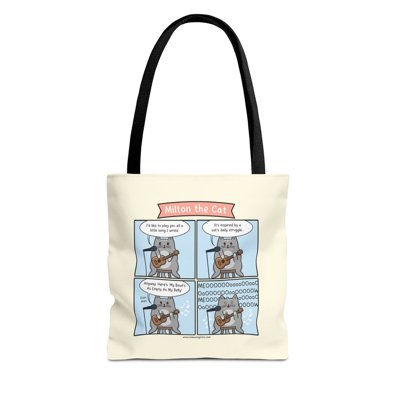 Song of My People Cat Comic Tote Bag