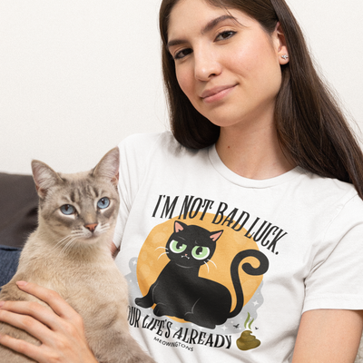 Black Cats Aren’t Bad Luck T-Shirt