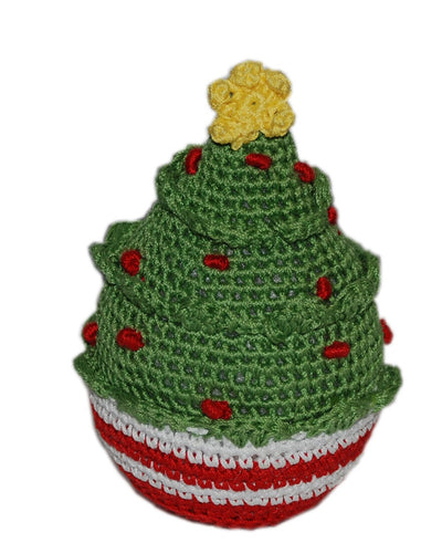 Knit Knacks Organic Cotton Christmas Cat Toy - Festive Friends