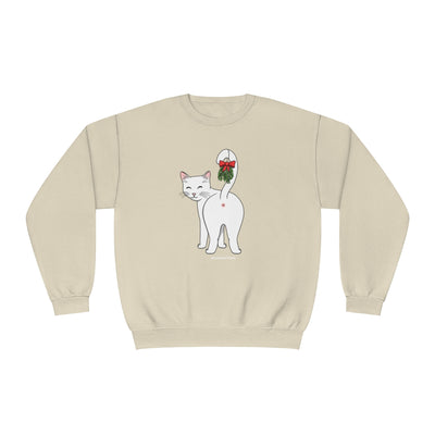 Kiss My Mistletoe Cat Butt Sweatshirt