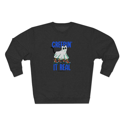 Creepin' It Real Crewneck Cat Sweatshirt