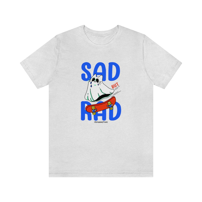 Sad But Rad Ghost Cat T-Shirt