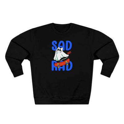 Sad but Rad Crewneck Cat Sweatshirt