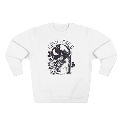 Moon Child Crewneck Cat Sweatshirt