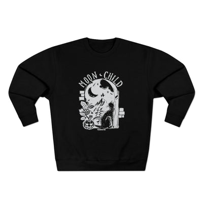 Moon Child Crewneck Cat Sweatshirt