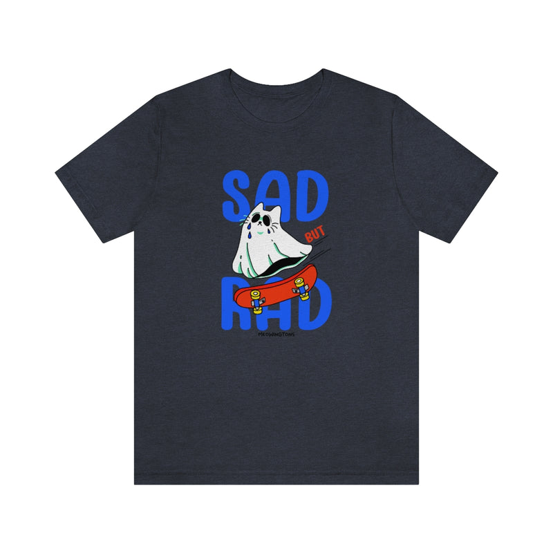 Sad But Rad Ghost Cat T-Shirt