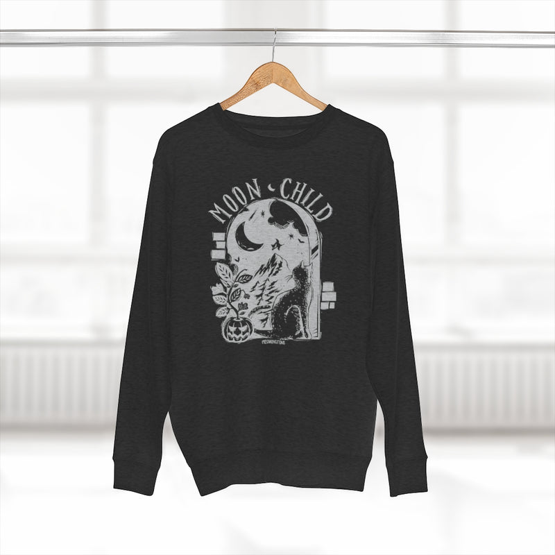 Moon Child Crewneck Cat Sweatshirt