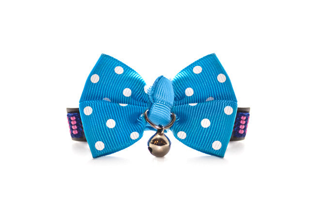 Cat Polka Dot Bow Tie Collar – Meowingtons