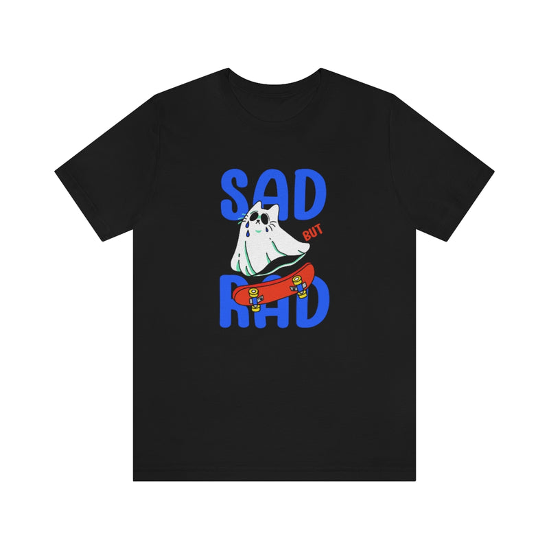 Sad But Rad Ghost Cat T-Shirt