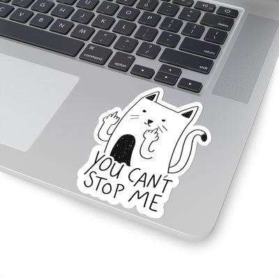 Can't Stop Me Cat Sticker – Meowingtons