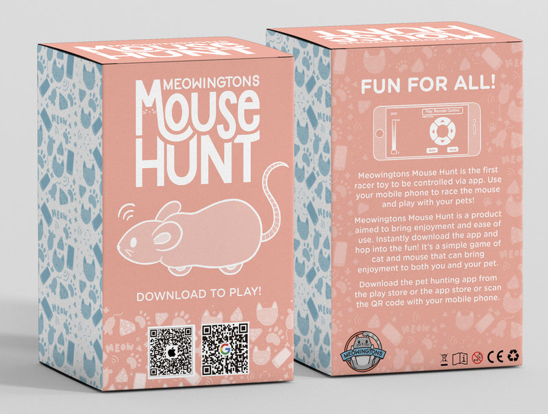 Mouse Hunt Cat Toy, App Controlled – Meowingtons
