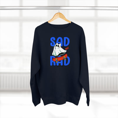 Sad but Rad Crewneck Cat Sweatshirt