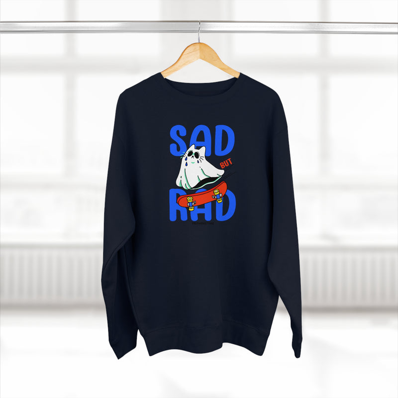 Sad but Rad Crewneck Cat Sweatshirt